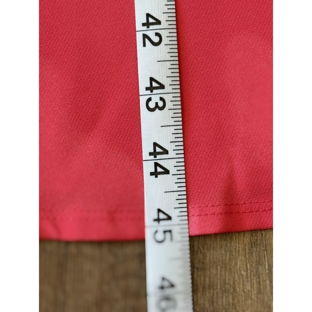 NWT Lane Bryant Pink Midi Dress Size 16 Tie Waist Pockets Flutter Sleeve - Picture 13 of 13